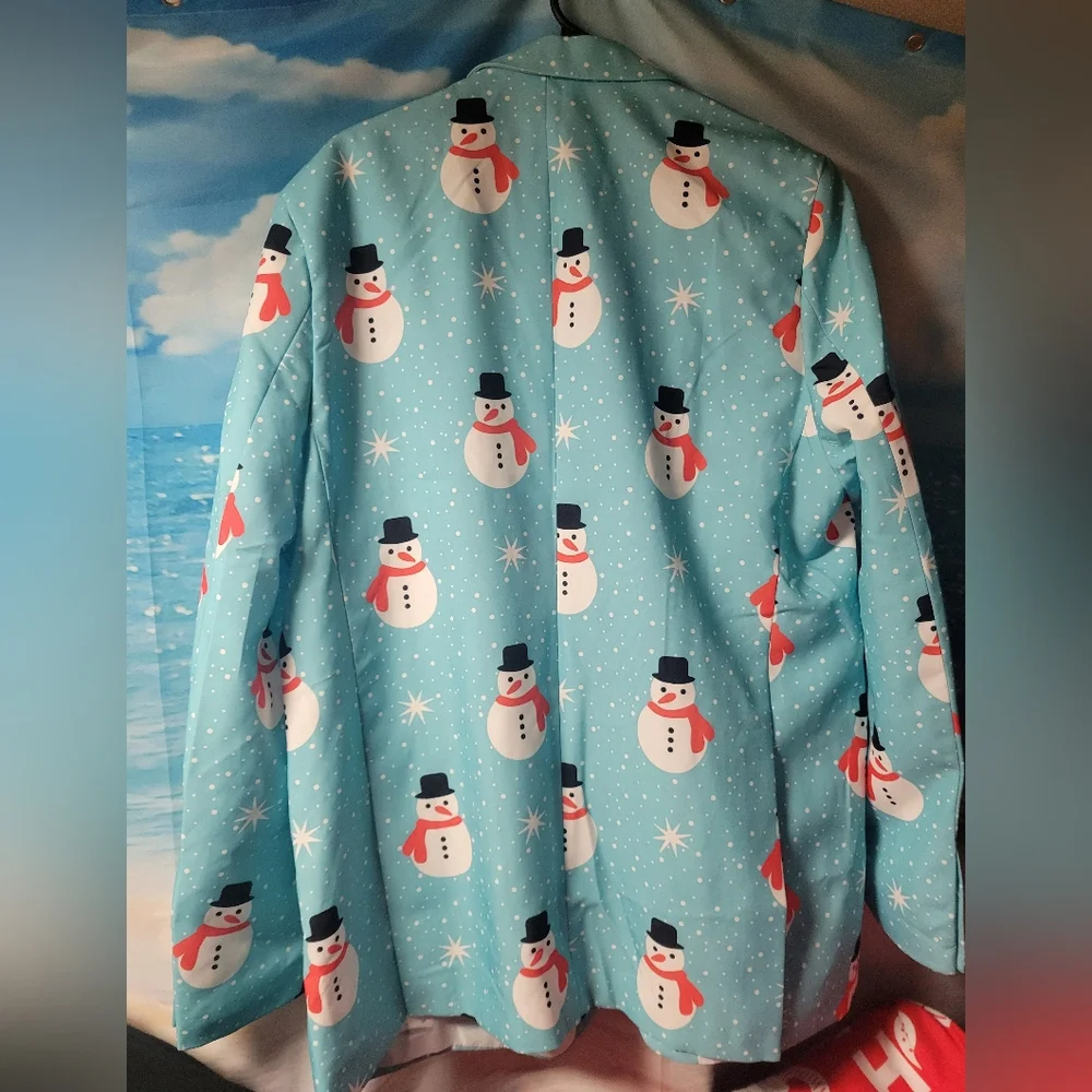 Tipsy Elves NWT The Snowman is a Blazer Size‎ 50 Mens